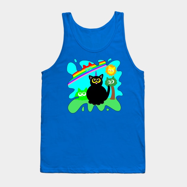 Kitty world! Tank Top by MelanieJeyakkumar